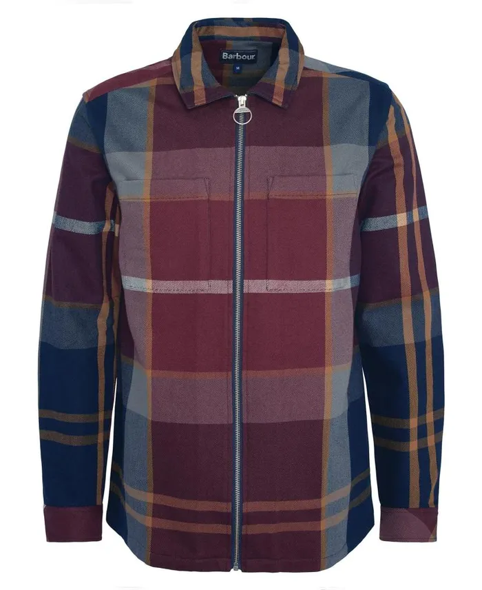 Lannich Overshirt Brackencroft Tartan Men Barbour Shirts