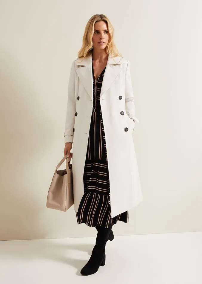 Laura Stripe Midaxi Dress Blackmulti Women Phase Eight Dresses