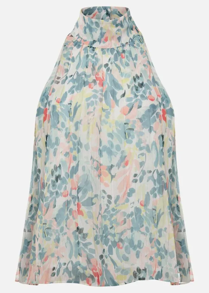Lea Floral Pleat Blouse Pastelsmulti Women Phase Eight Shirts and Blouses