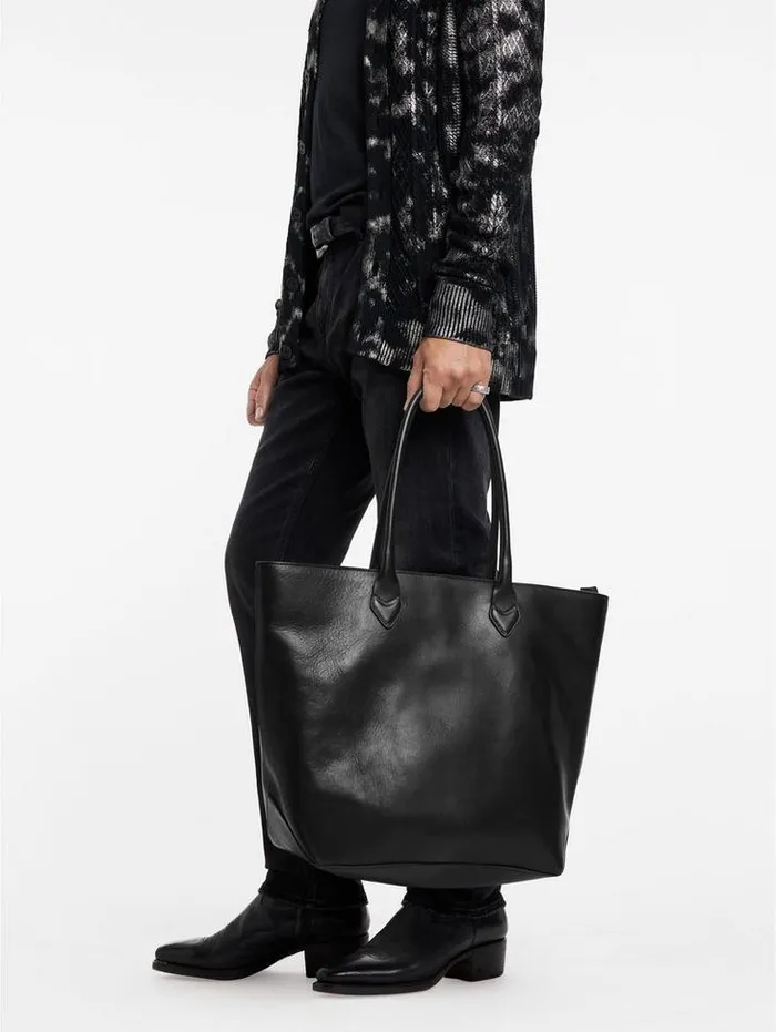 Leather Bags Men John Varvatos TOTE BAG Black
