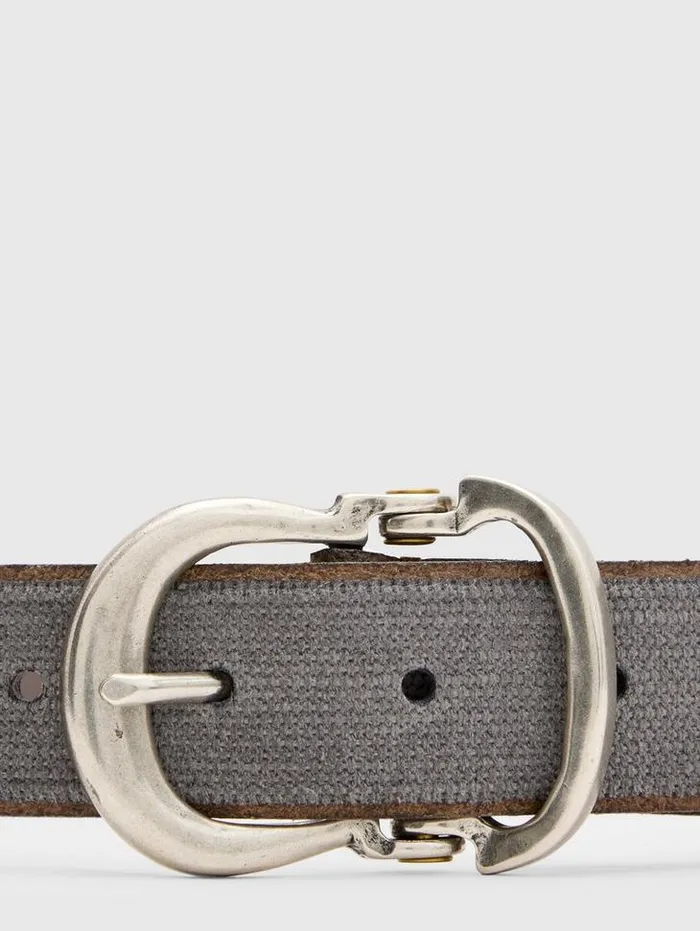 Leather Belts Men John Varvatos FILMORE BELT Ash