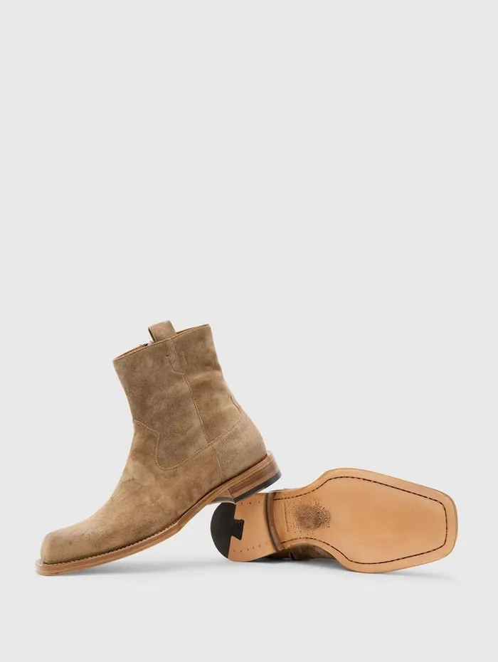 Leather Boots Men John Varvatos BROOME BOOT Rye