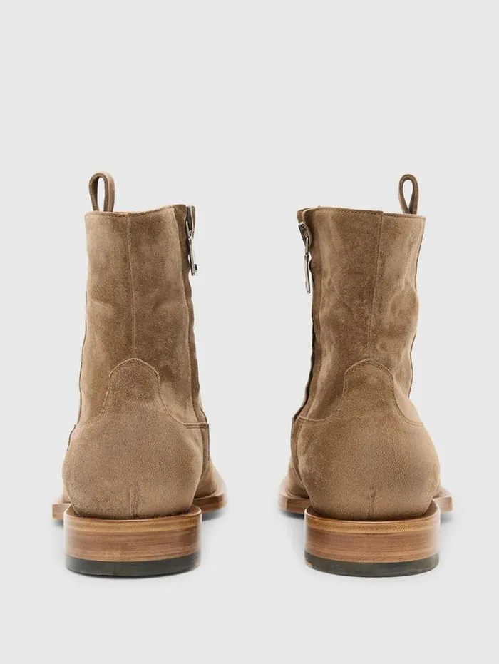 Leather Boots Men John Varvatos BROOME BOOT Rye