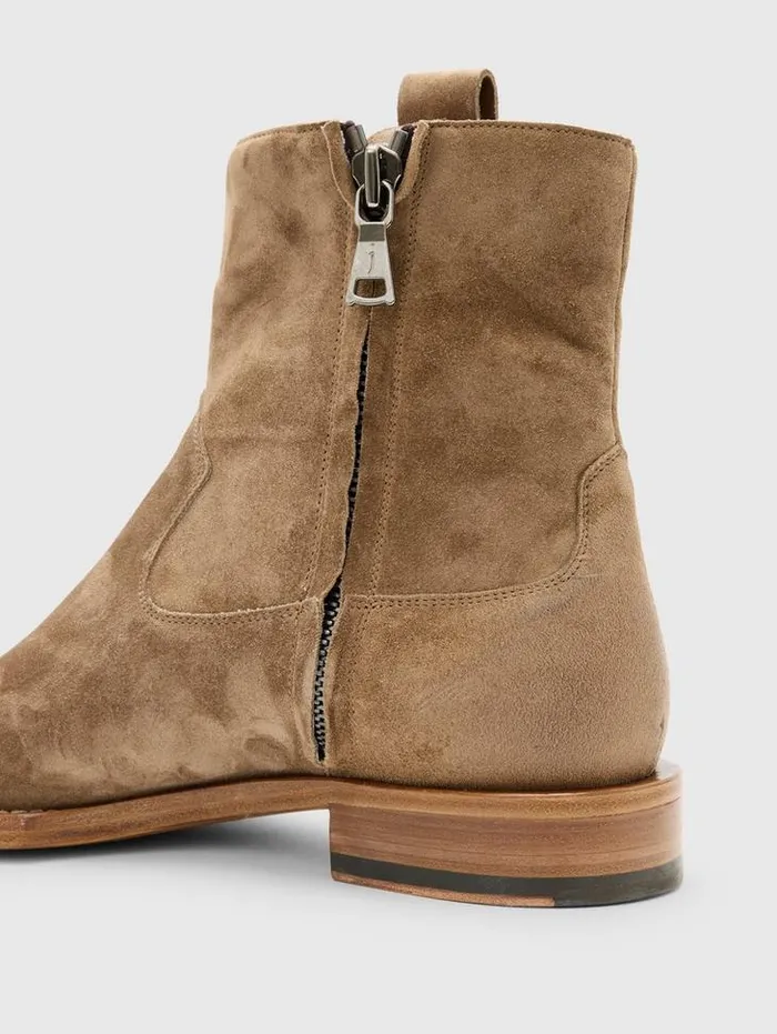 Leather Boots Men John Varvatos BROOME BOOT Rye