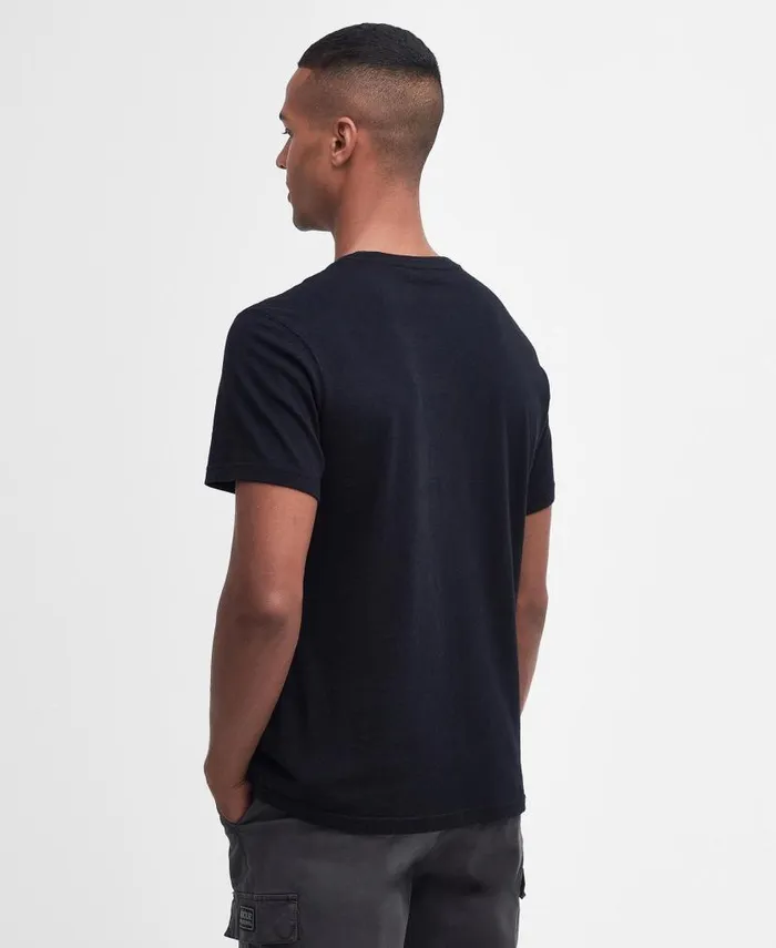Level TShirt Washed Cobalt Men Barbour TShirts