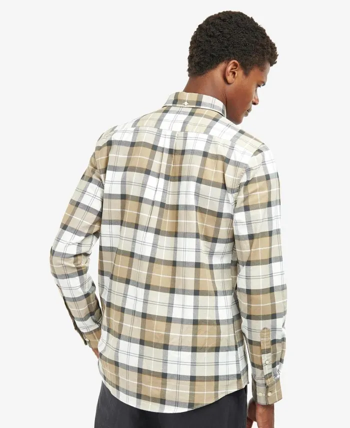 Lewis Tailored Shirt Berwick Blue Tartan Men Barbour Shirts