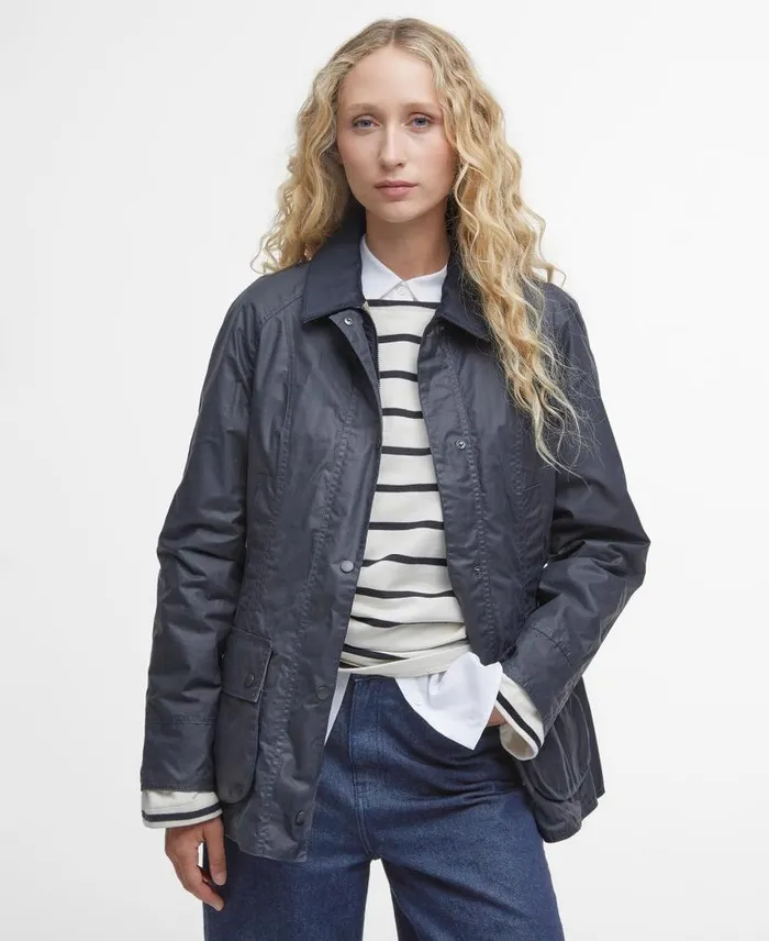 Lightweight Beadnell Waxed Jacket Archive Olive Women Barbour Waxed Jackets