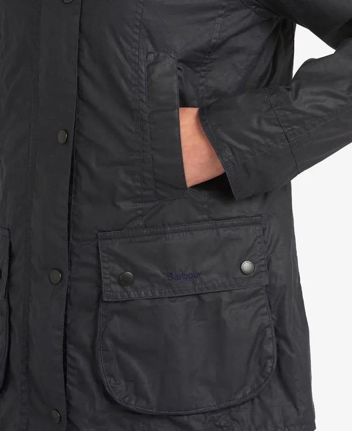 Lightweight Beadnell Waxed Jacket Archive Olive Women Barbour Waxed Jackets