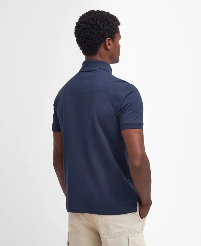 Lightweight Sports Polo Shirt Classic White Men Barbour Polo Shirts