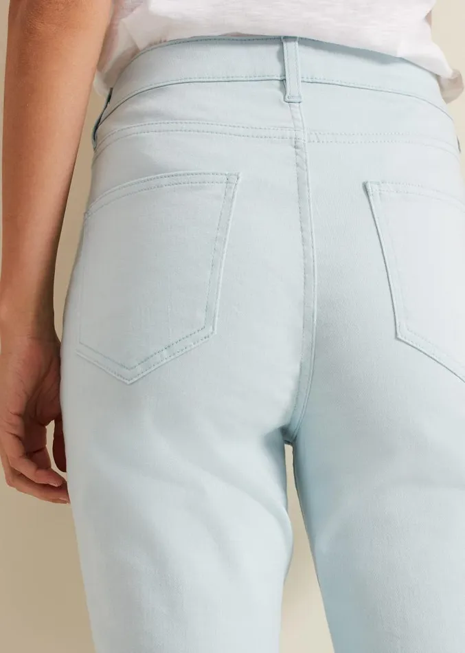 Lindsey Cropped Straight Leg Jeans Blue Women Phase Eight Jeans