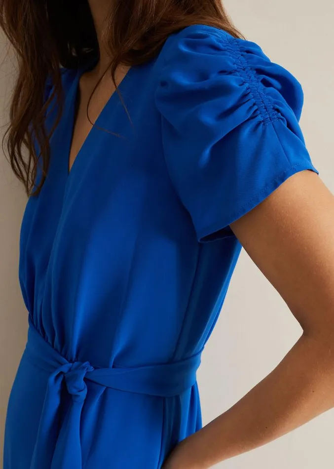 Lola Blue Tiered Dress Blue Women Phase Eight Dresses
