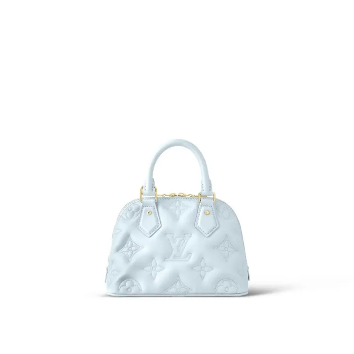 Louis Vuitton Alma Bag Louis Vuitton Bleu Glacier Blue M59822 Alma BB 8211 Louis Vuitton Handbag Store 8211 Women