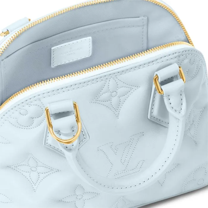 Louis Vuitton Alma Bag Louis Vuitton Bleu Glacier Blue M59822 Alma BB 8211 Louis Vuitton Handbag Store 8211 Women