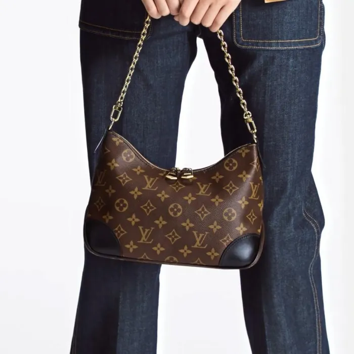 Louis Vuitton Shoulder and Totes Louis Vuitton M45831 Boulogne Black 8211 Louis Vuitton Handbag Store 8211 Women
