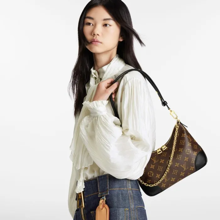 Louis Vuitton Shoulder and Totes Louis Vuitton M45831 Boulogne Black 8211 Louis Vuitton Handbag Store 8211 Women