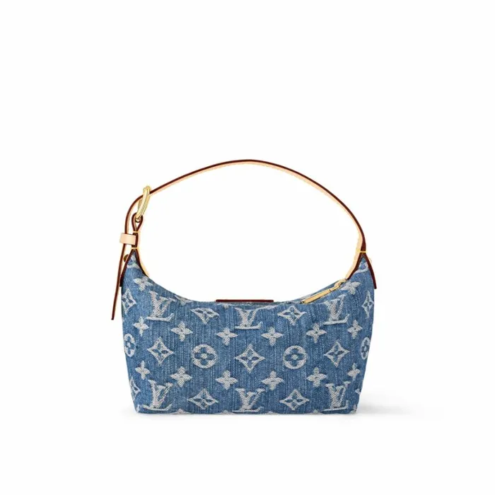 Louis Vuitton Shoulder and Totes Louis Vuitton M82949 Hills Pochette Denim Blue 8211 Louis Vuitton Handbag Store 8211 Women