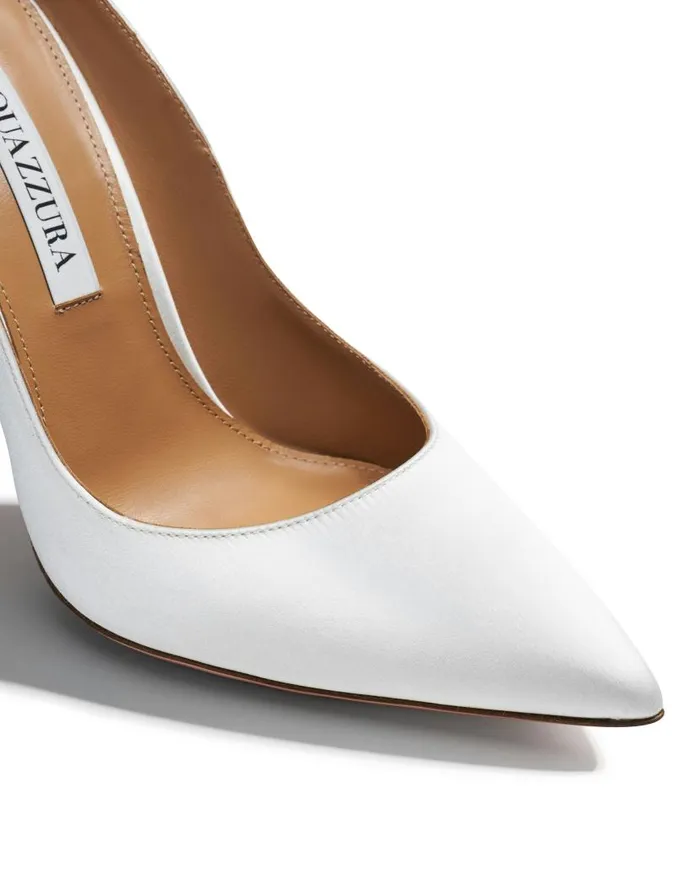 Love Affair Pump 85 White Women Aquazzura Bridal Love Affair Pump 85 White Women Aquazzura Bridal