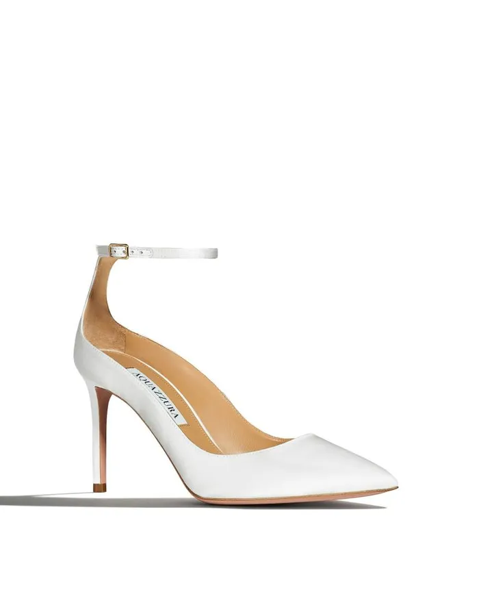 Love Affair Pump 85 White Women Aquazzura Bridal Love Affair Pump 85 White Women Aquazzura Bridal