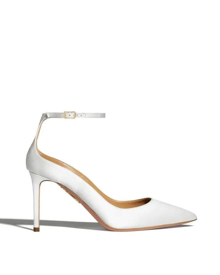 Love Affair Pump 85 White Women Aquazzura Bridal Love Affair Pump 85 White Women Aquazzura Bridal