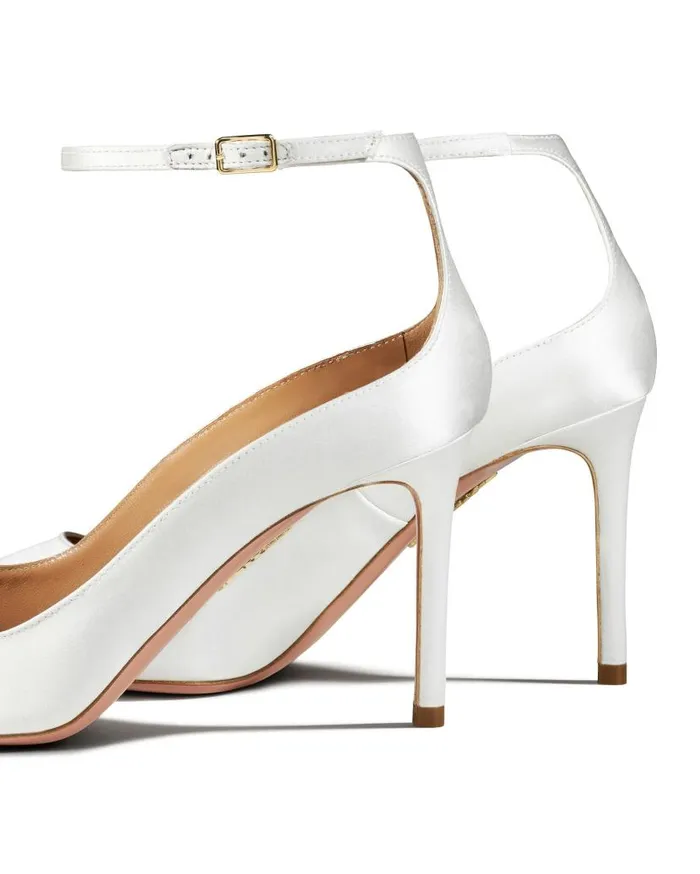Love Affair Pump 85 White Women Aquazzura Bridal Love Affair Pump 85 White Women Aquazzura Bridal