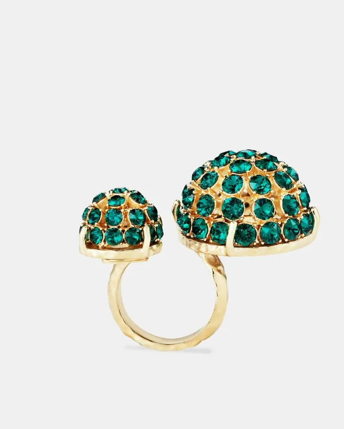 Love Bubbles Ring Green Women Aquazzura Jewelry Love Bubbles Ring Green Women Aquazzura Jewelry