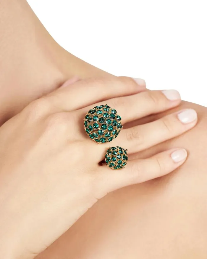 Love Bubbles Ring Green Women Aquazzura Jewelry Love Bubbles Ring Green Women Aquazzura Jewelry