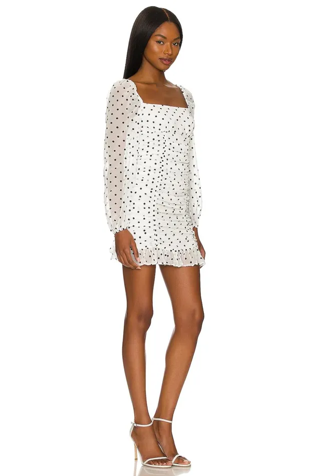 Lovers and Friends Dresses Women Arielle Mini Dress In Black And White Black and White Dot