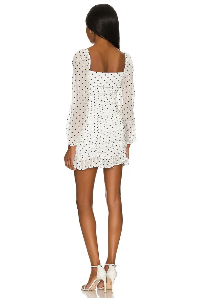 Lovers and Friends Dresses Women Arielle Mini Dress In Black And White Black and White Dot