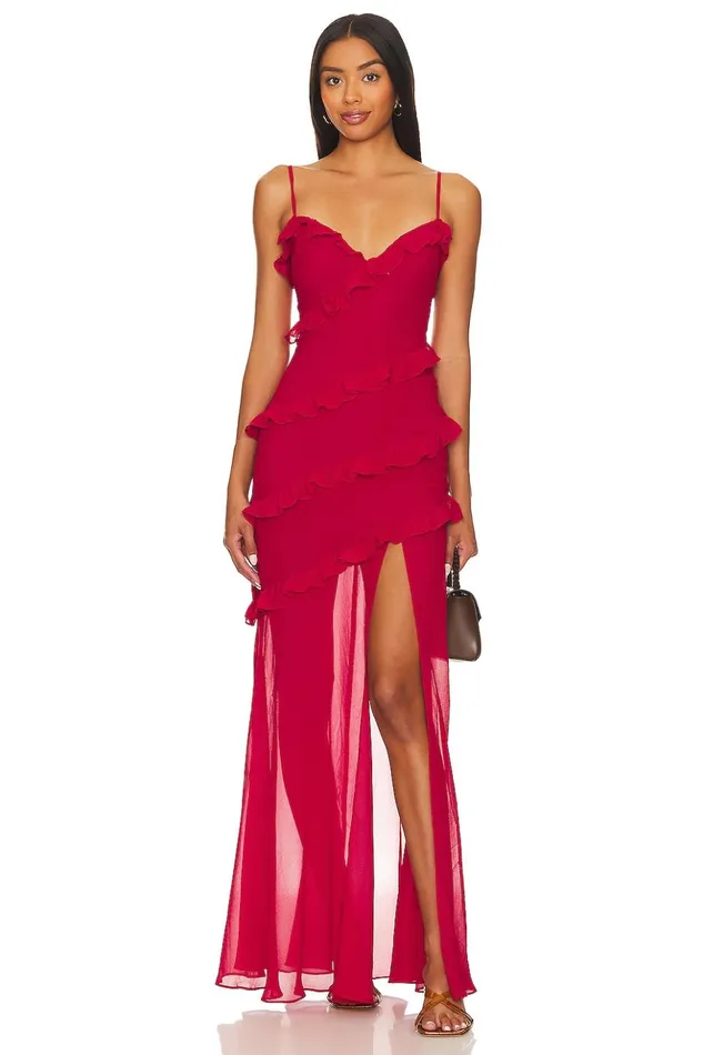 Lovers and Friends Dresses Women Karlie Gown Red