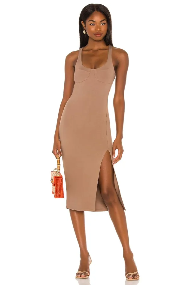 Lovers and Friends Dresses Women Logan Midi Dress Brown