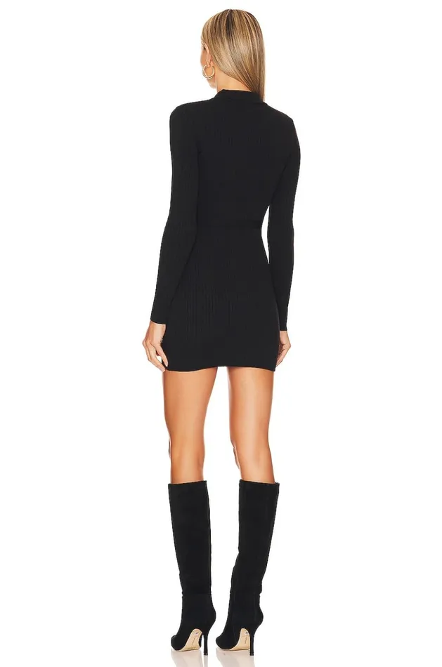 Lovers and Friends Dresses Women Solaire Sweater Dress Black Lovers and Friends Dresses Women Solaire Sweater Dress Black