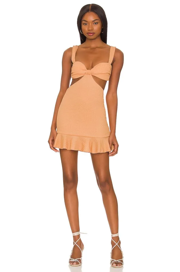 Lovers and Friends Dresses Women Sun Drenched Mini Dress Orange