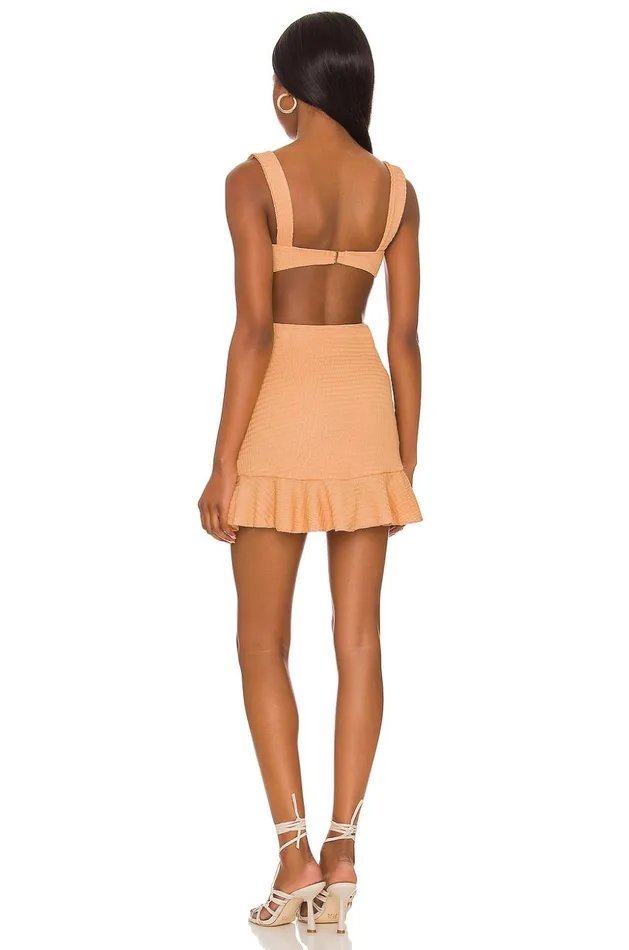 Lovers and Friends Dresses Women Sun Drenched Mini Dress Orange Lovers and Friends Dresses Women Sun Drenched Mini Dress Orange