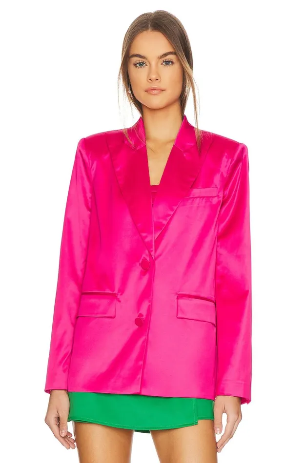 Lovers and Friends Jackets and Coats Women Andie Blazer Raspberry Pink Lovers and Friends Jackets and Coats Women Andie Blazer Raspberry Pink