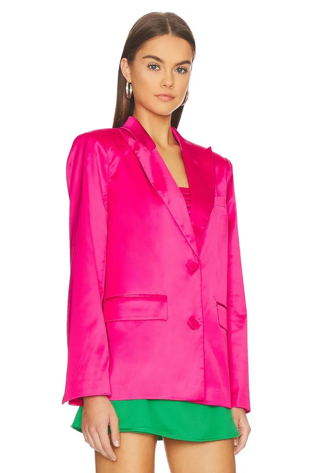 Lovers and Friends Jackets and Coats Women Andie Blazer Raspberry Pink Lovers and Friends Jackets and Coats Women Andie Blazer Raspberry Pink