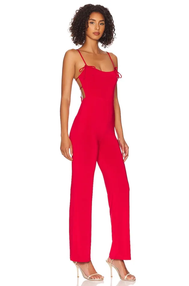 Lovers and Friends Jumpsuits Women Kitty Jumpsuit Lipstick Red Lovers and Friends Jumpsuits Women Kitty Jumpsuit Lipstick Red