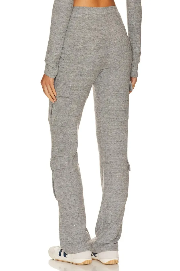 Lovers and Friends Loungewear Women Bari Cargo Pant Heather Grey Lovers and Friends Loungewear Women Bari Cargo Pant Heather Grey