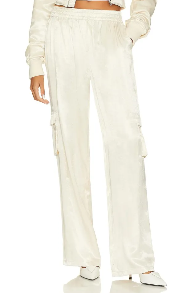 Lovers and Friends Pants Women Miranda Cargo Pant Cream