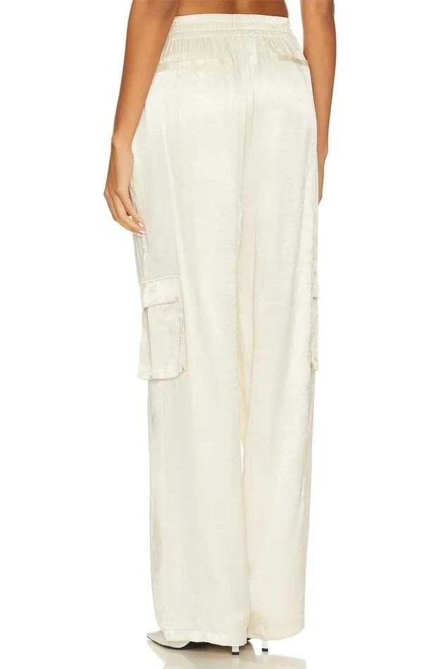 Lovers and Friends Pants Women Miranda Cargo Pant Cream