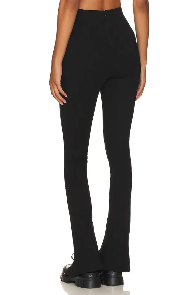 Lovers and Friends Pants Women Montrose Split Hem Pant Black