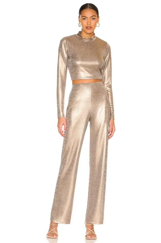 Lovers and Friends Pants Women Rosie Pant Champagne