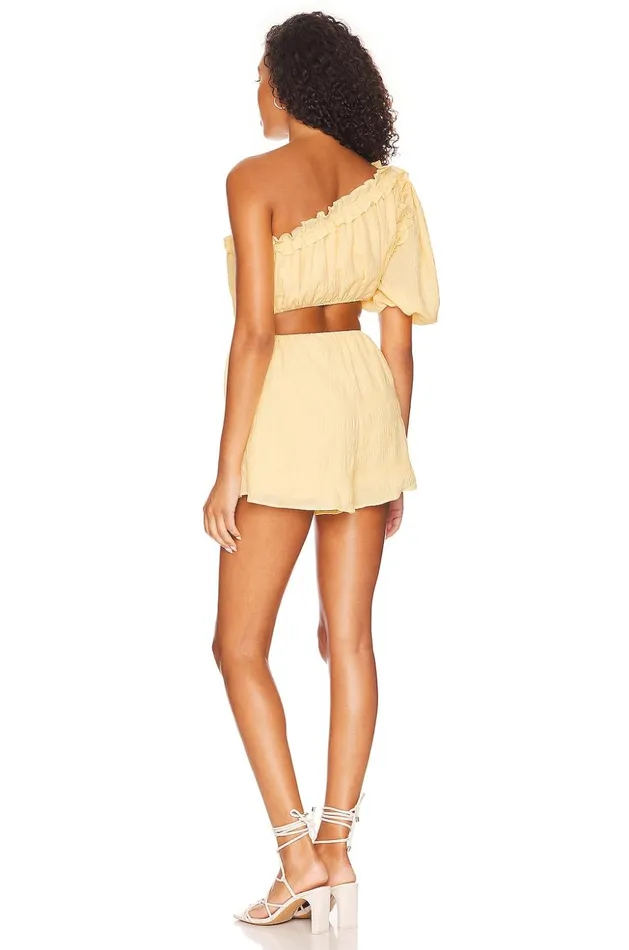 Lovers and Friends Rompers Women Tommy Romper Lemon Yellow Lovers and Friends Rompers Women Tommy Romper Lemon Yellow