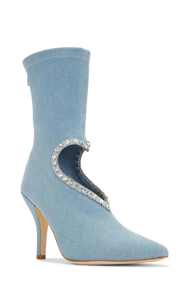 Lovers and Friends Shoes Women Liv Boot Denim Lovers and Friends Shoes Women Liv Boot Denim