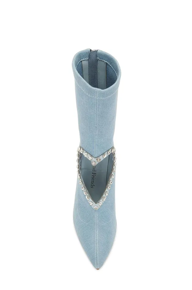 Lovers and Friends Shoes Women Liv Boot Denim Lovers and Friends Shoes Women Liv Boot Denim