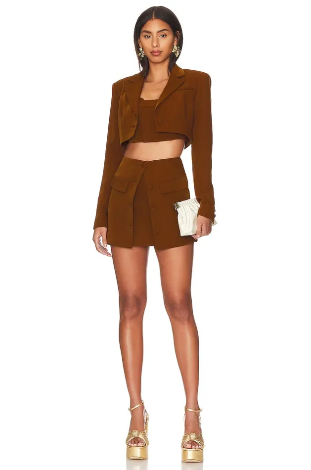 Lovers and Friends Skirts Women Christelle Mini Skirt Mocha Brown