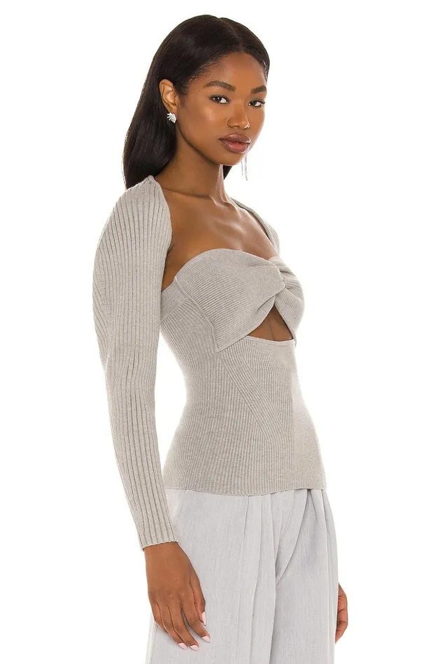 Lovers and Friends Sweaters and Knits Women Michelle Knit Shrug Heather Grey