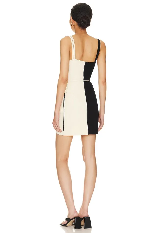 Lovers and Friends Sweaters and Knits Women Raimi Wrap Dress Black and White