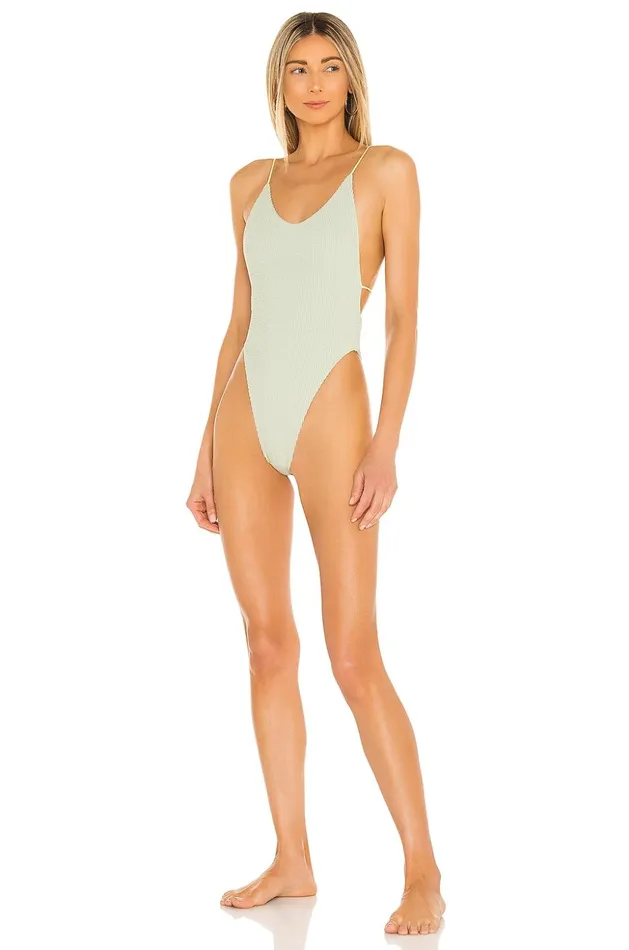 Lovers and Friends Swimsuits and CoverUps Women Brea One Piece Olive Green