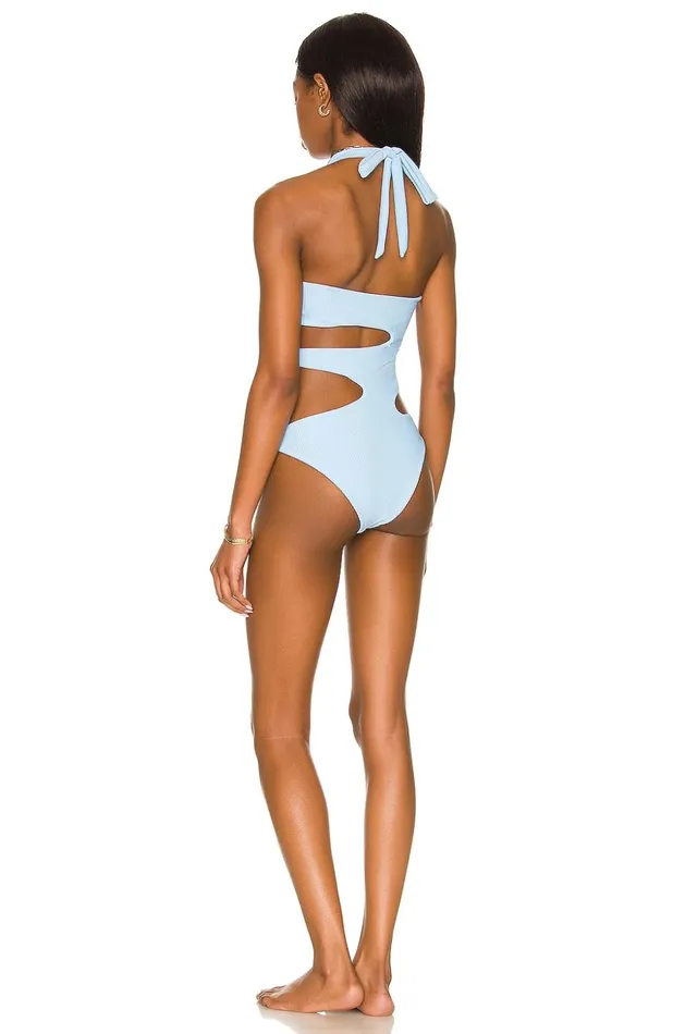 Lovers and Friends Swimsuits and CoverUps Women Say It One Piece Baby Blue Lovers and Friends Swimsuits and CoverUps Women Say It One Piece Baby Blue