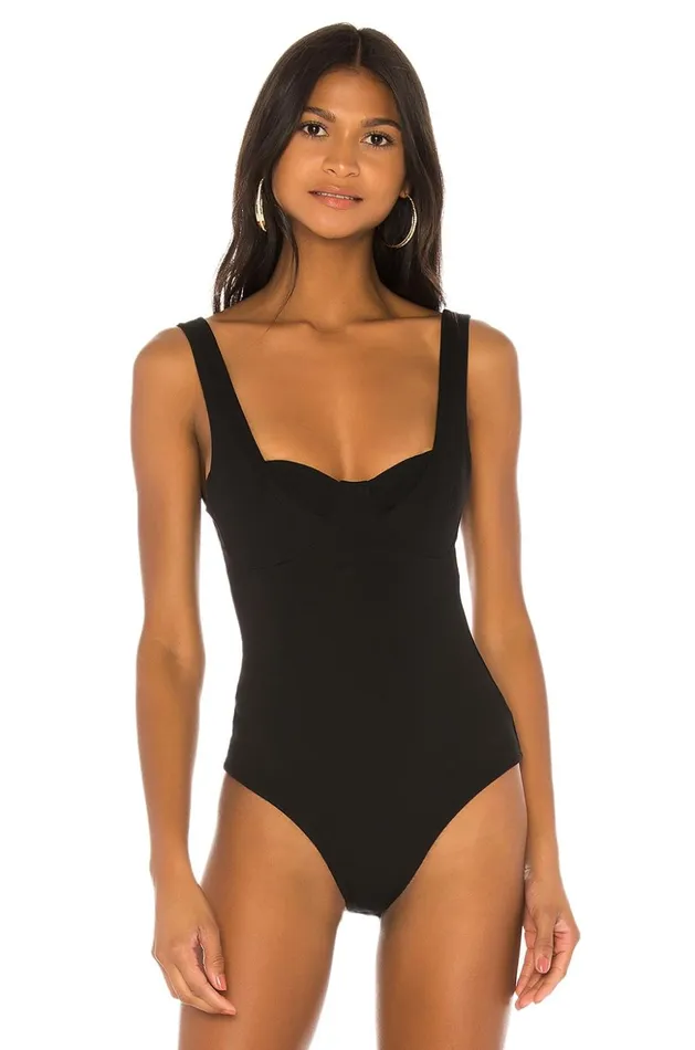 Lovers and Friends Tops Women Aiden Bodysuit Black Lovers and Friends Tops Women Aiden Bodysuit Black